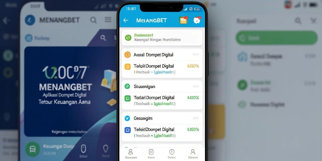 Antarmuka pengguna MENANGBET yang modern dan intuitif.
