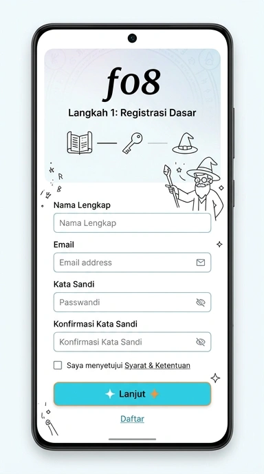 Panduan Membuat Akun f08 untuk Pengguna Android