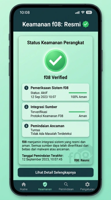 Kanal Resmi f08 untuk Pengguna Android